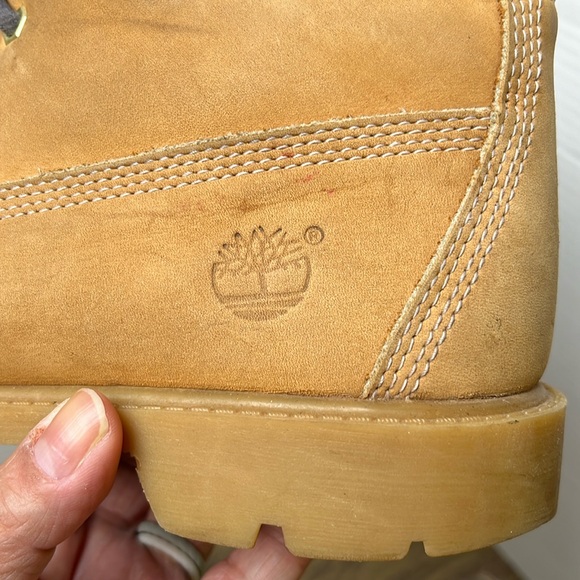 Timberland Classic Boot Tan Leather Boots Size 6 - Picture 9 of 14